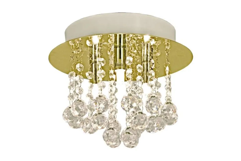 Aneta Lighting kattoplafondi Madelene ø 26 cm messinki