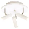 Aneta Lighting kattospotti Artic LED  3-os. pyöreä valkoinen/kromi