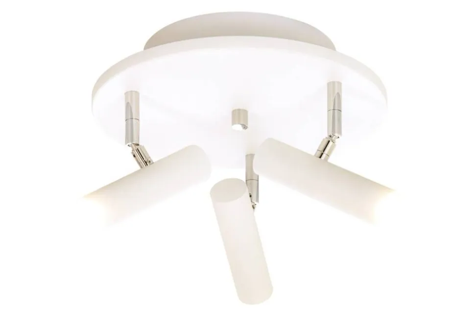 Aneta Lighting kattospotti Artic LED 3-os. pyöreä valkoinen/kromi