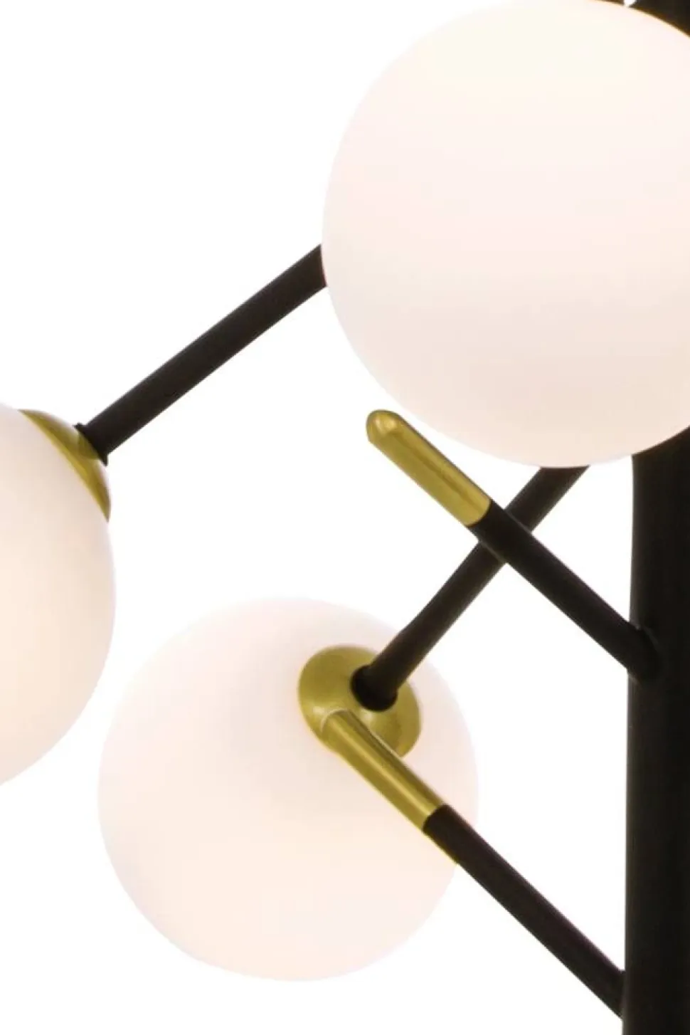 Aneta Lighting kattovalaisin Akrobat 5-os musta/mattamessinki
