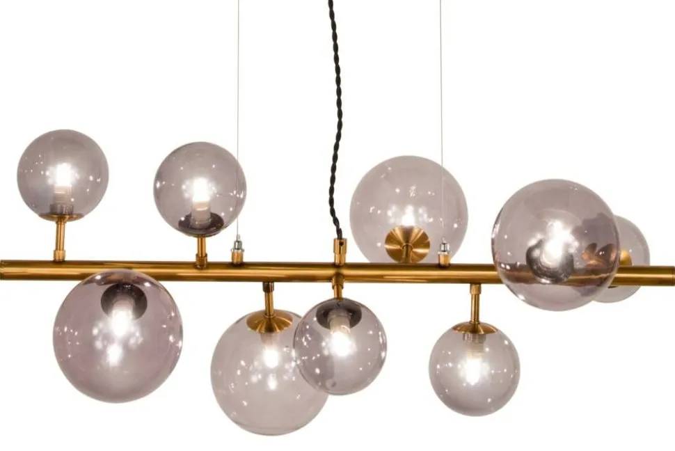 Aneta Lighting kattovalaisin Molekyl 9-os antiikki/savunharmaa