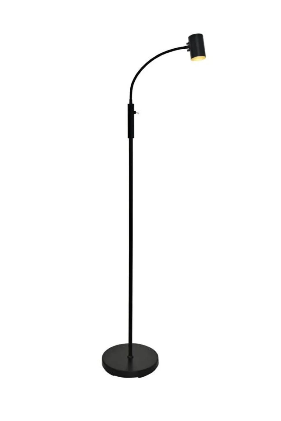 Aneta Lighting lattiavalaisin Hugin musta