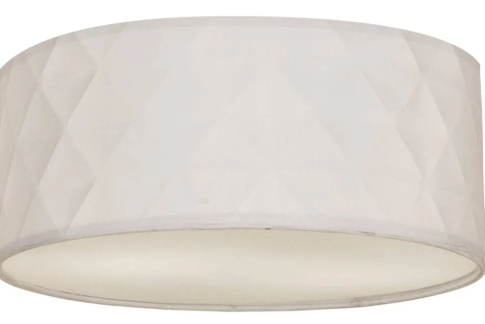 Aneta Lighting plafondi Bendir ø 38 valkoinen kohokuvio