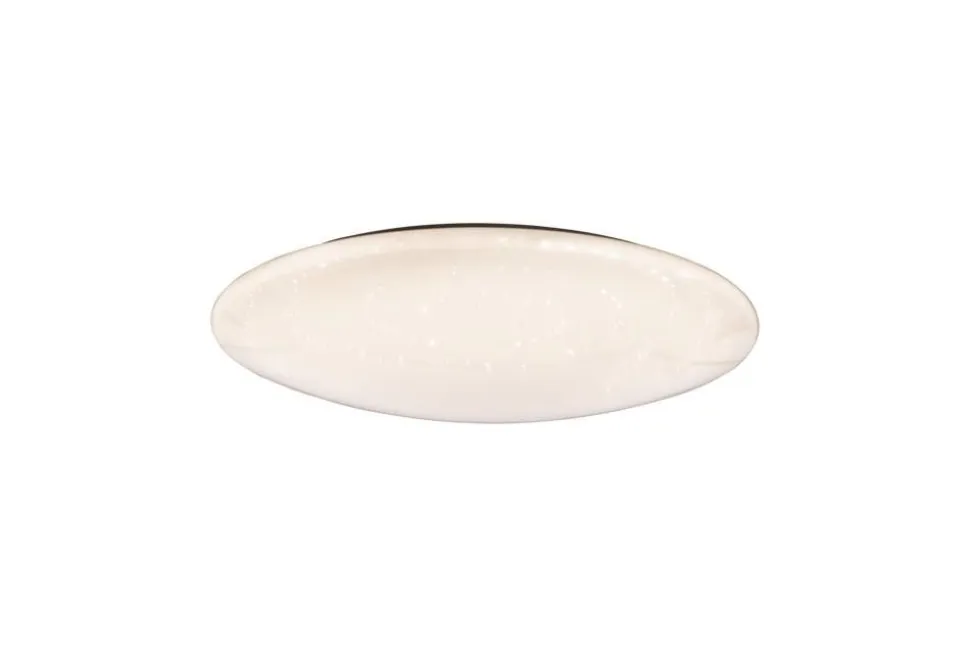 Aneta Lighting plafondi Zodiac LED 60 cm valkoinen tähtiefekti