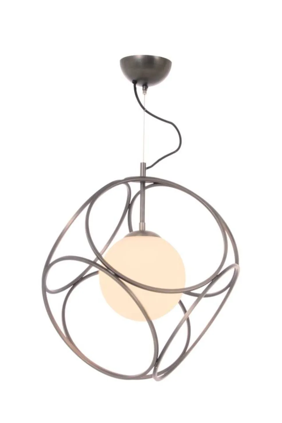 Aneta Lighting riippuvalaisin Rigoletto tina/valkoinen