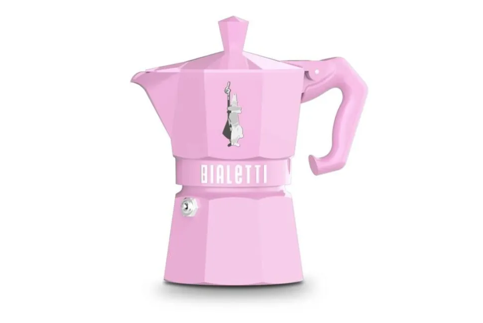 Bialetti espressokeitin 3 k. Moka Exclusive vaal.punainen