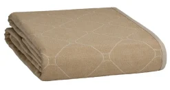 Create Home Aamu päiväpeite 2-puoleinen 180x260cm khaki/l.valkoinen