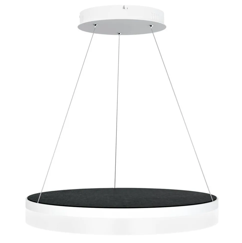 Design by Grönlund Acoustic Circulo 60 kattovalaisin musta 4000K