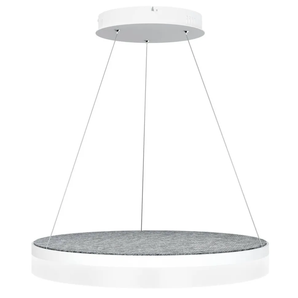 Design by Grönlund Acoustic Circulo 60 kattovalaisin vaaleanharmaa 4000K