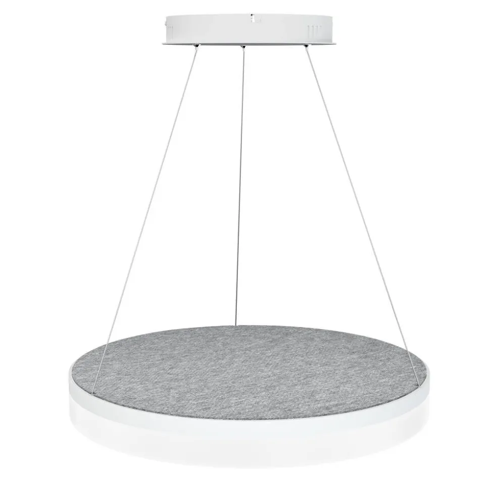 Design by Grönlund Acoustic Circulo 60 kattovalaisin vaaleanharmaa 4000K