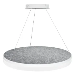 Design by Grönlund Acoustic Circulo 80 kattovalaisin vaaleanharmaa 3000K