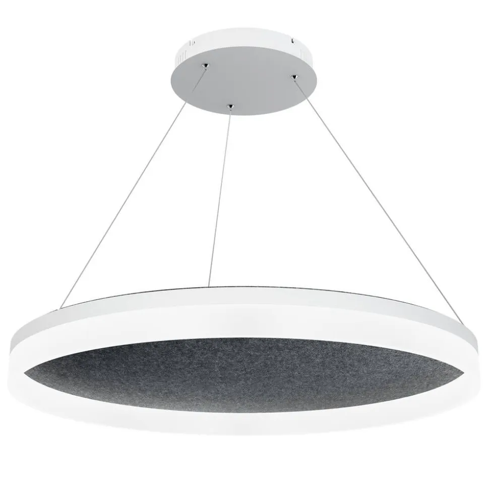 Design by Grönlund Acoustic Circulo 80 kattovalaisin tummanharmaa 4000K