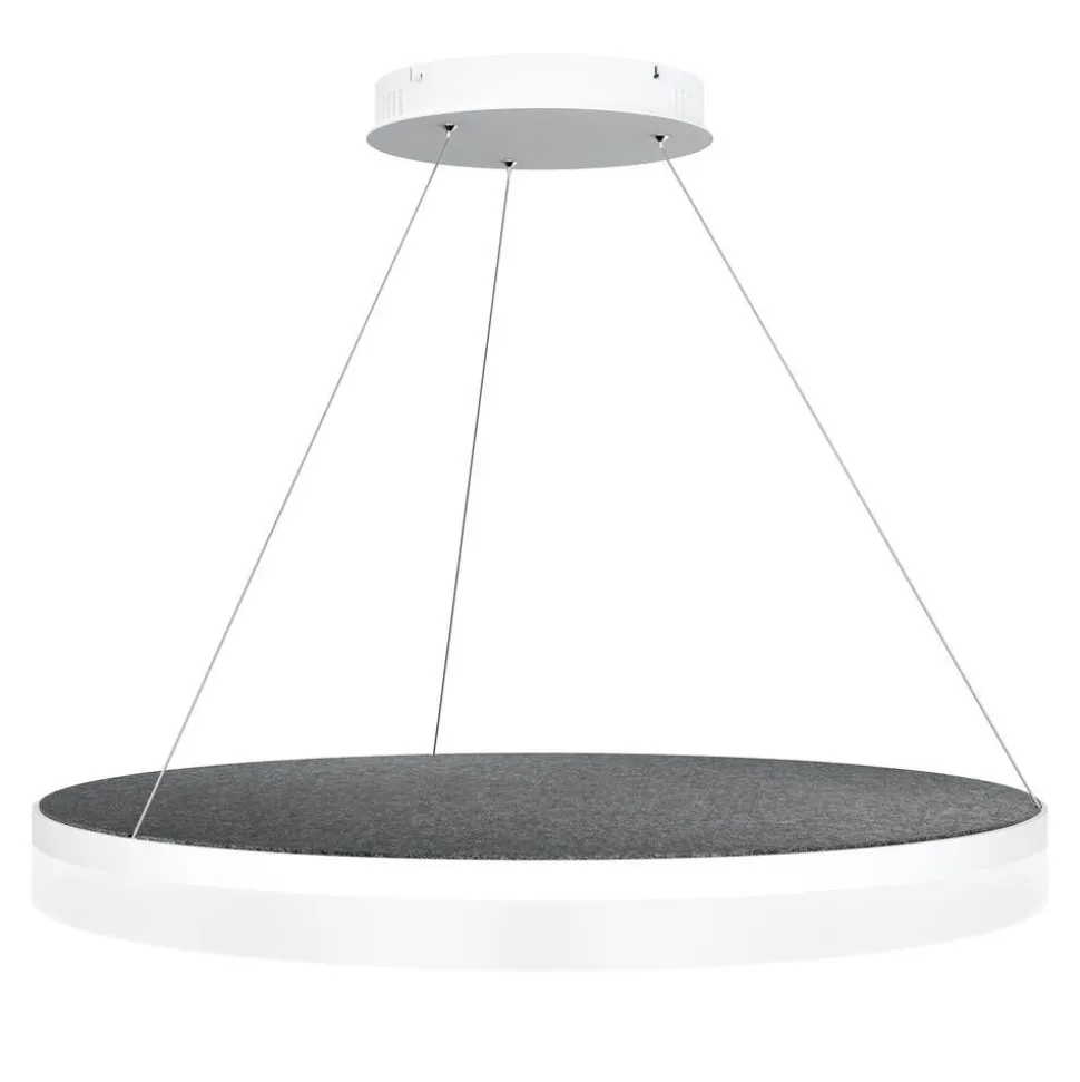 Design by Grönlund Acoustic Circulo 80 kattovalaisin tummanharmaa 4000K