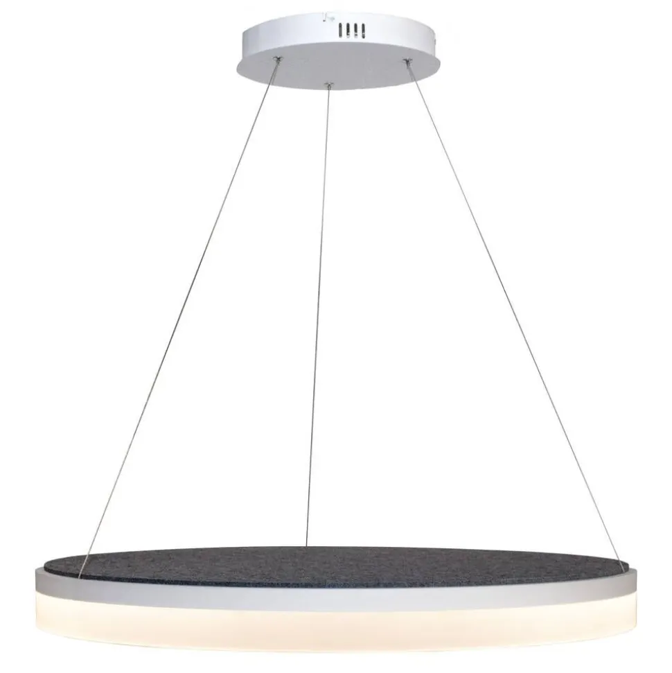 Design by Grönlund Acoustic Circulo 80 kattovalaisin tummanharmaa 4000K