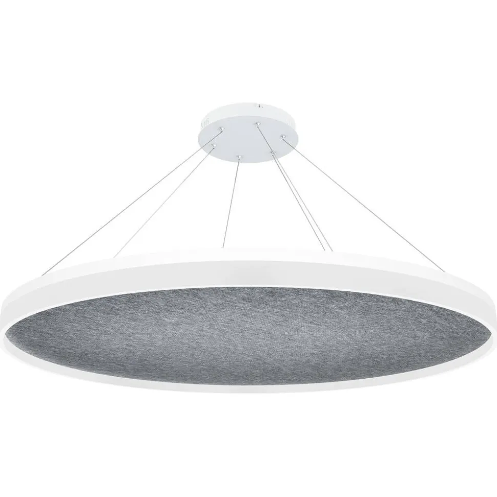 Design by Grönlund Acoustic Circulo 120 kattovalaisin vaaleanharmaa 3000K