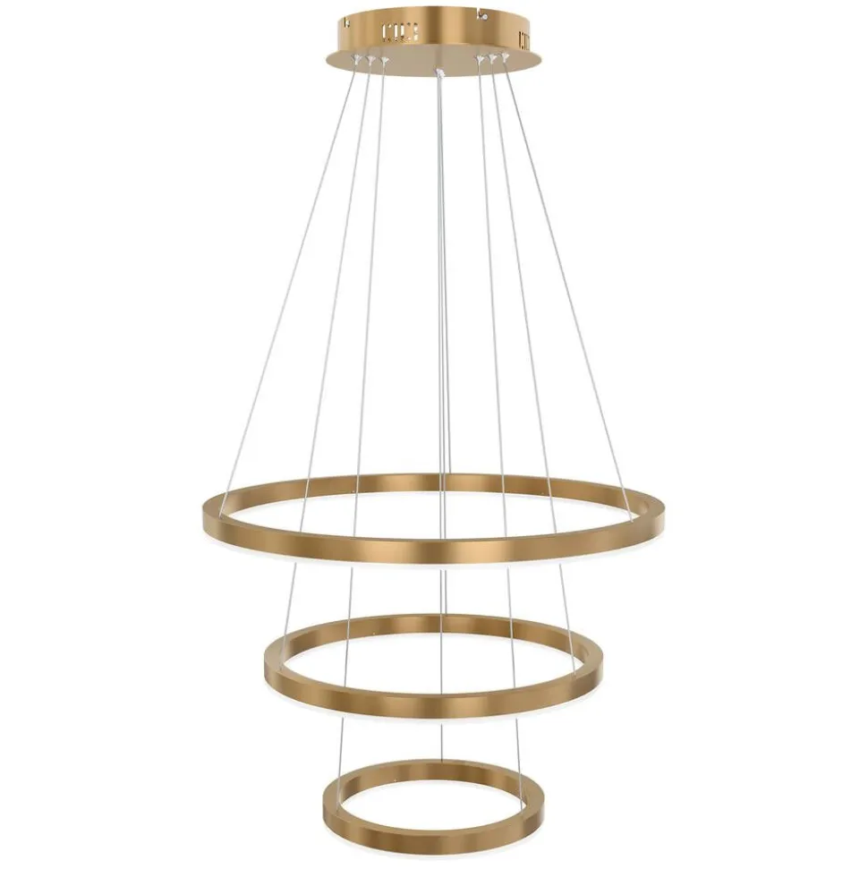 Design by Grönlund Layer 3 Led kattovalaisin messinki