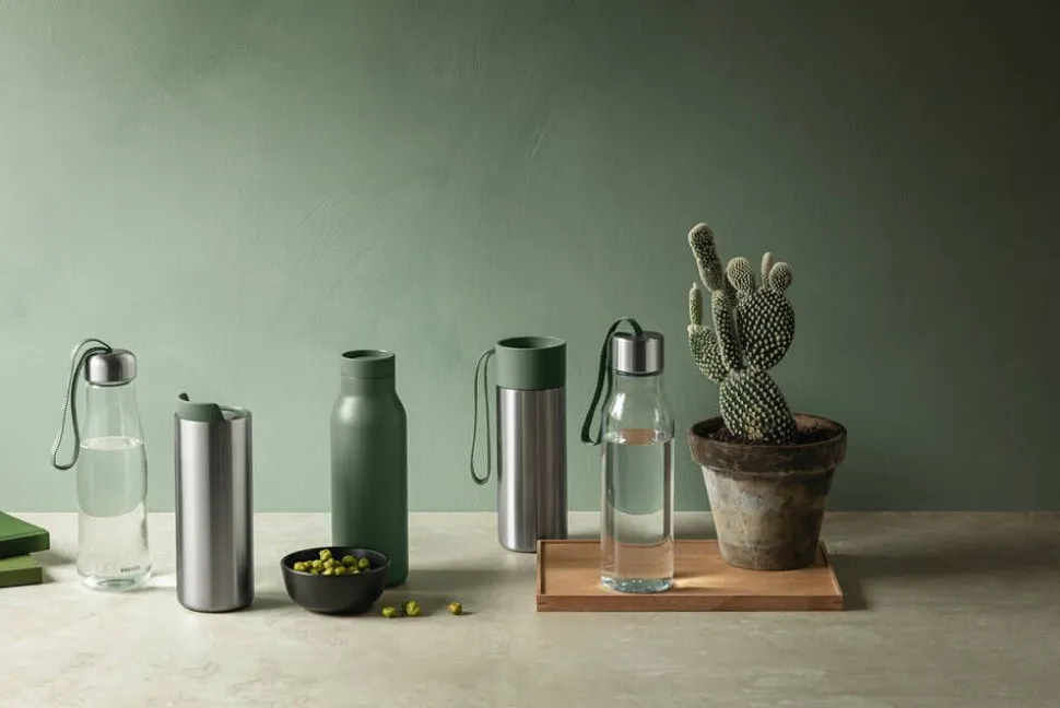 Eva Solo juomapullo lasia Cactus green 0,5 l