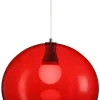 Fosto Monopol Ø 430 mm riippuvalaisin punainen