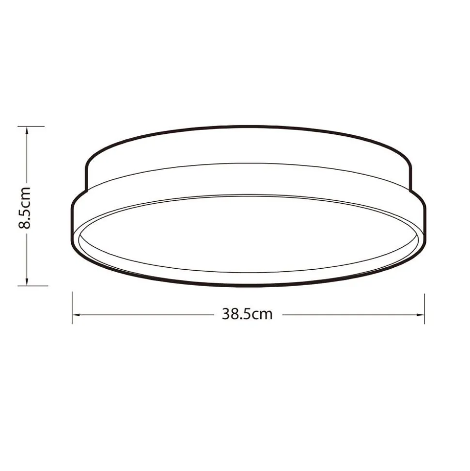 Heat plafondi Discus Easy Mount 38 cm musta