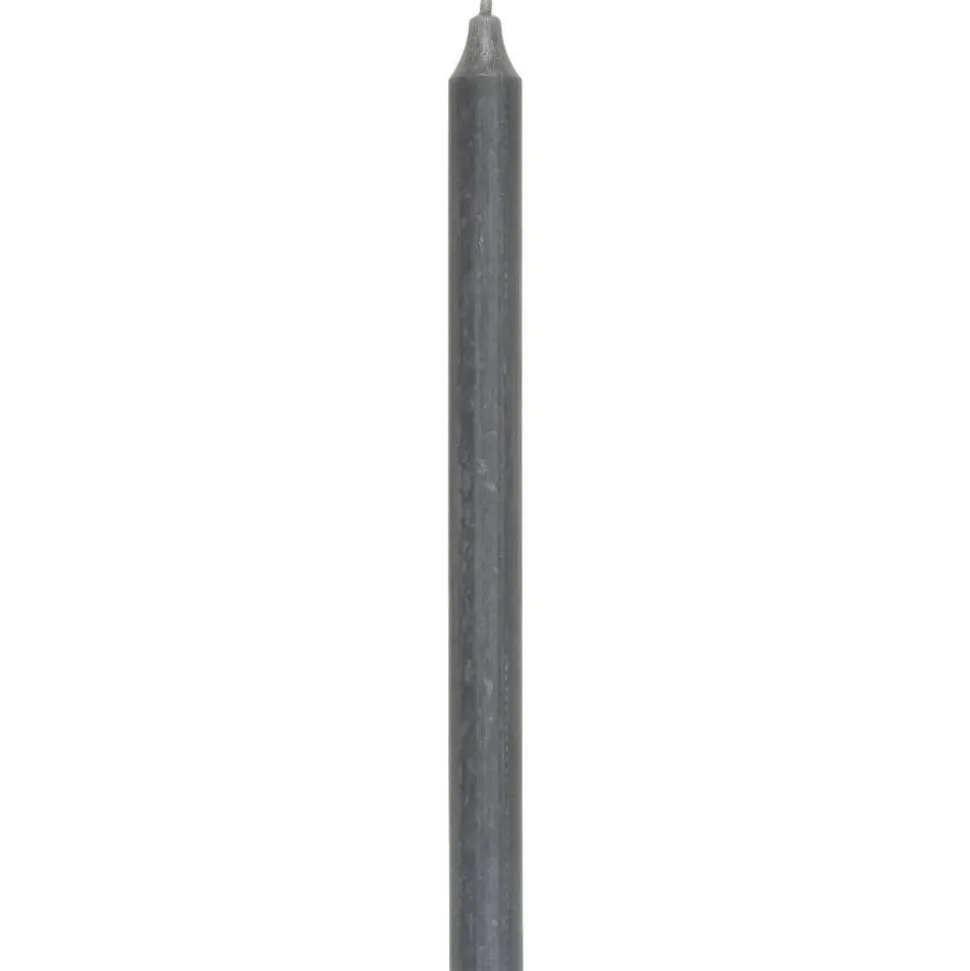 IB Laursen kruunukynttilä 29 cm rustiikki harmaa