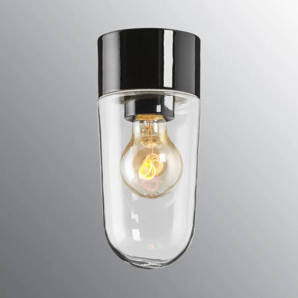 Ifö Electric Classic valaisin tallikuvulla, musta