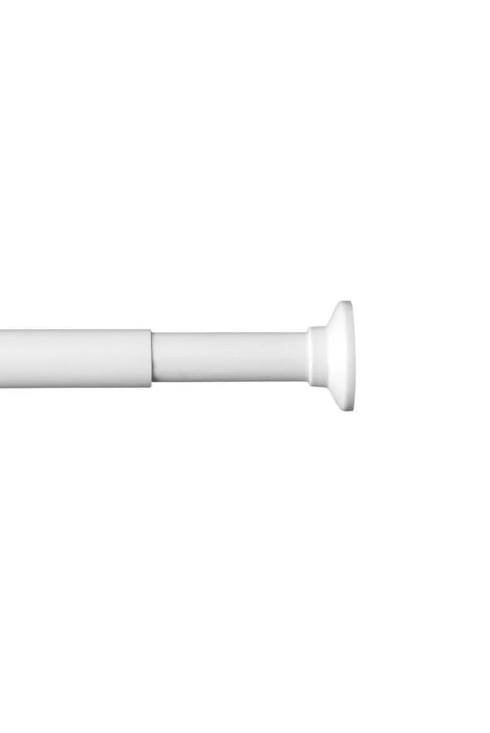 Ihanin suihkuverhotanko 125-220 cm valkoinen