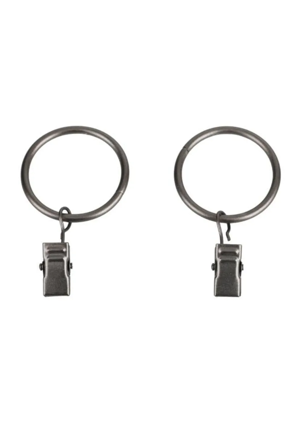 Ihanin verhorenkaat 32/38 mm nipistimellä antrasiitti