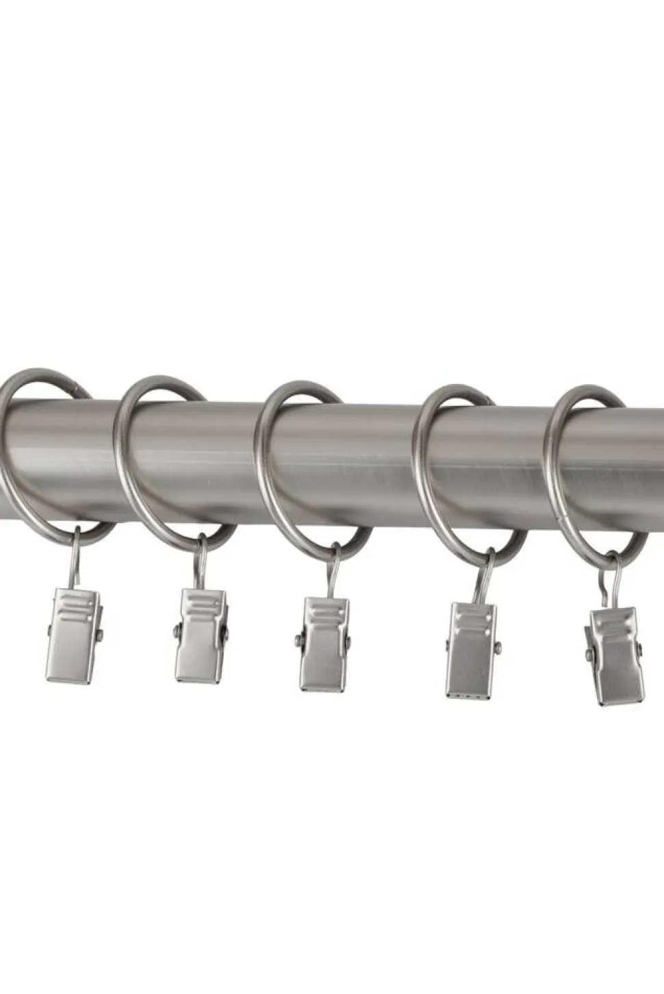 Ihanin verhorenkaat nipistimellä 25/32 mm teräs