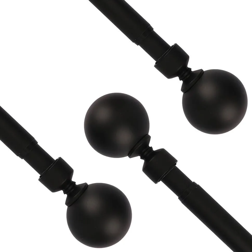 Ihanin verhotanko Mira 120-210 cm mattamusta