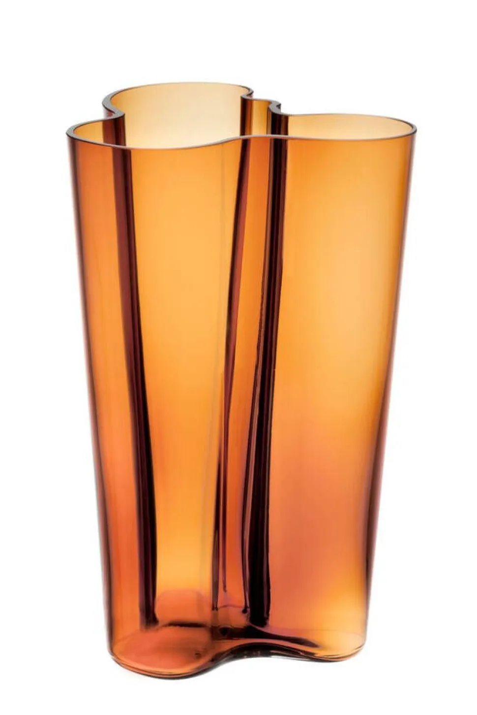 Iittala Aalto maljakko 251 mm kupari