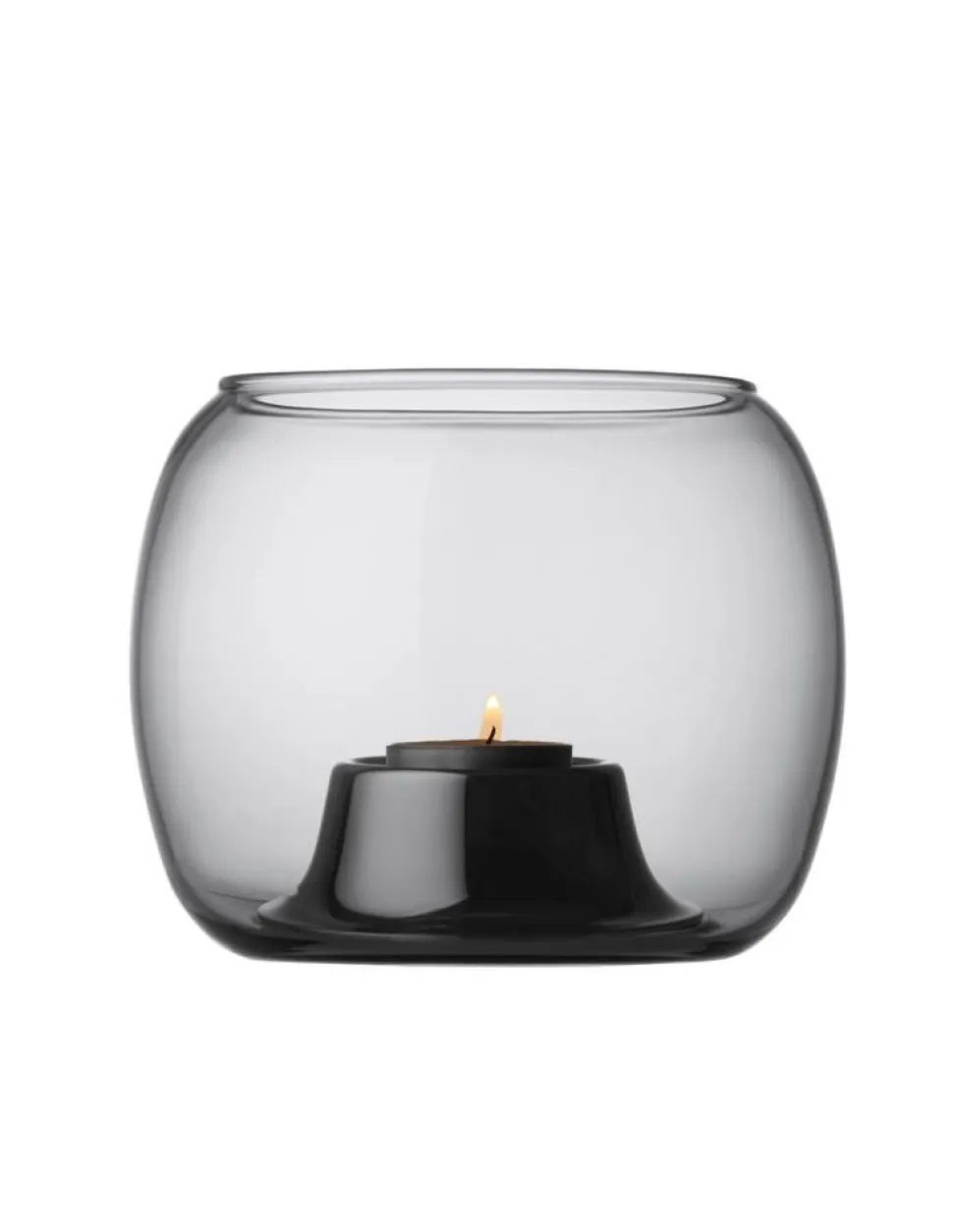 Iittala Kaasa Kynttilälyhty 141x115 mm harmaa
