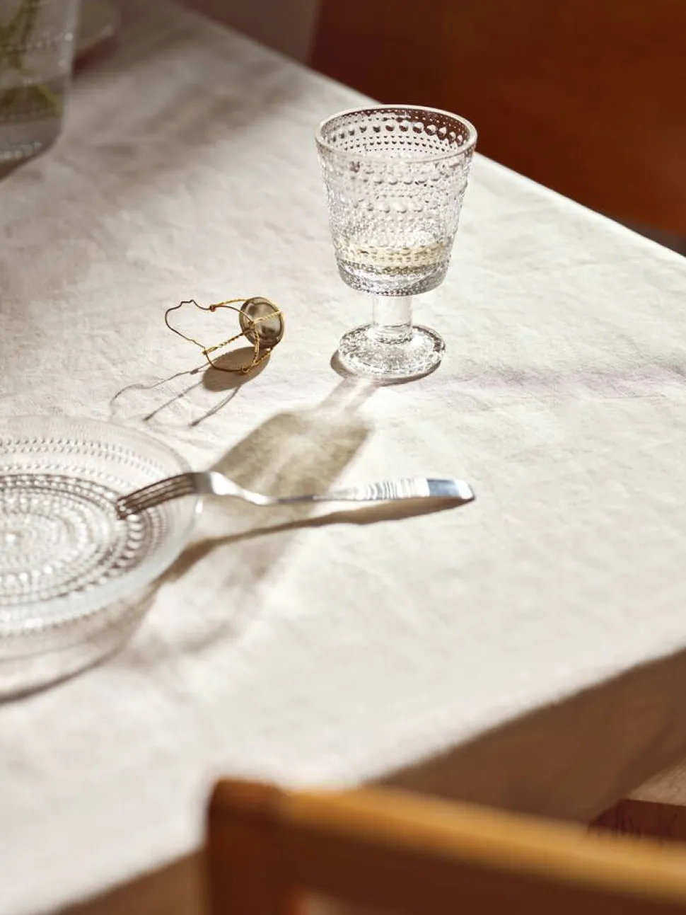 Iittala Kastehelmi juomalasi jalallinen 26 cl kirkas 2 kpl