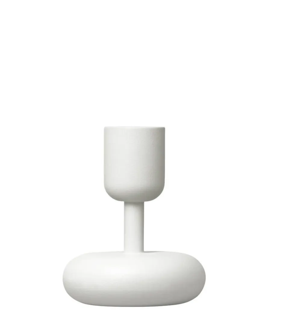 Iittala Nappula Kynttilänjalka 107 mm valkoinen
