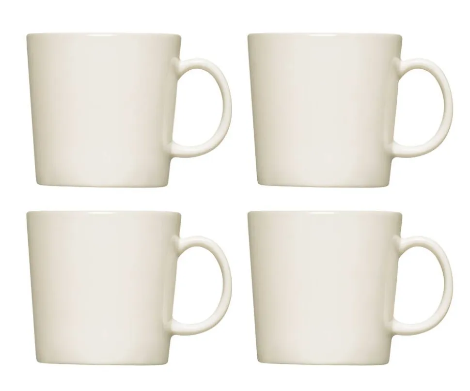Iittala Teema valkoinen muki 0,3L 4 kpl