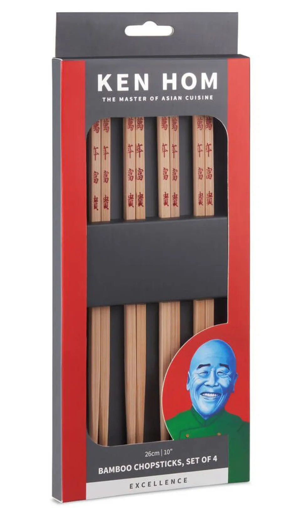 Ken Hom syömäpuikot bambua 4 paria