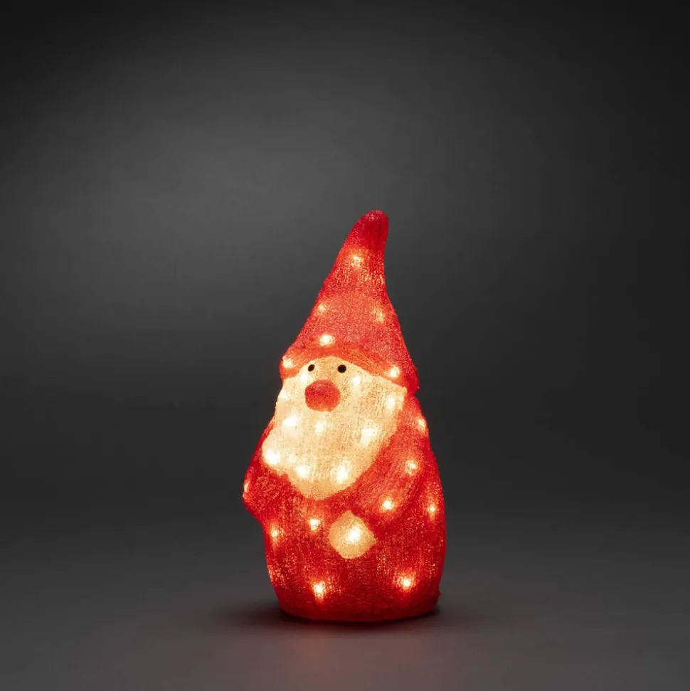 Konstsmide akryylijoulupukki 38 cm 40 x LED