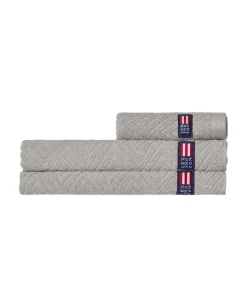 Lexington pyyhe 30x50 cm herringbone harmaa