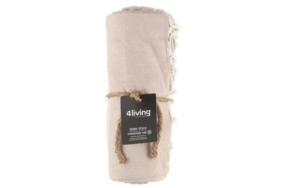 4Living hamam pyyhe 80x150 cm beige