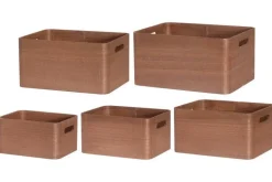 4Living puulaatikko 26x20x13,5 cm ruskea