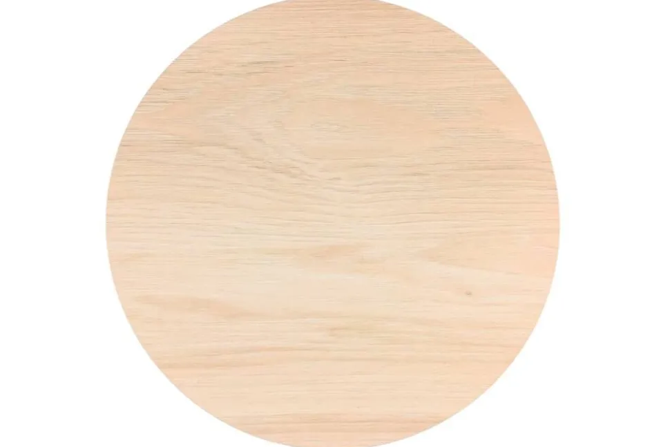 4Living tabletti Woody Ø 38 cm vaaleanruskea