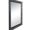 Mirrors and More peili Tanja 55 x 70 cm musta/hopea