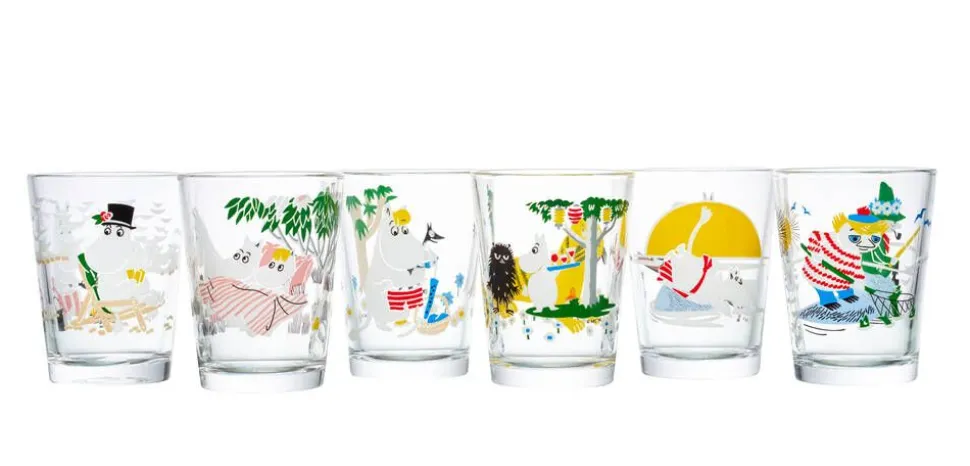 Moomin Arabia juomalasi 22 cl Yhdessä