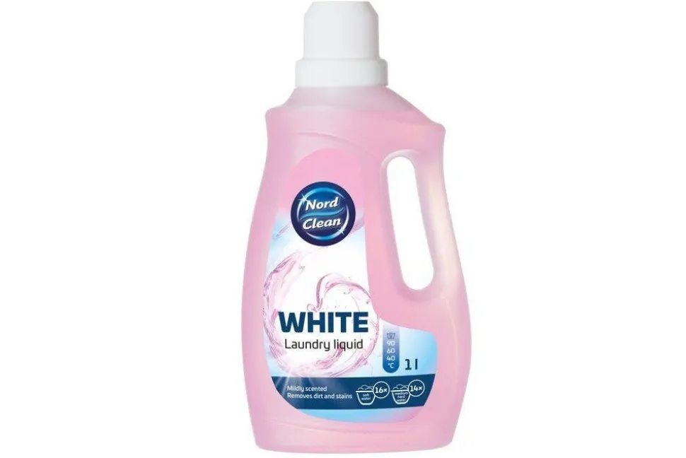 Nord Clean pyykinpesuneste valkopyykille 1 l