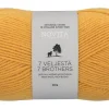 Novita 7 Veljestä lanka 100 g 268 auringonkukka