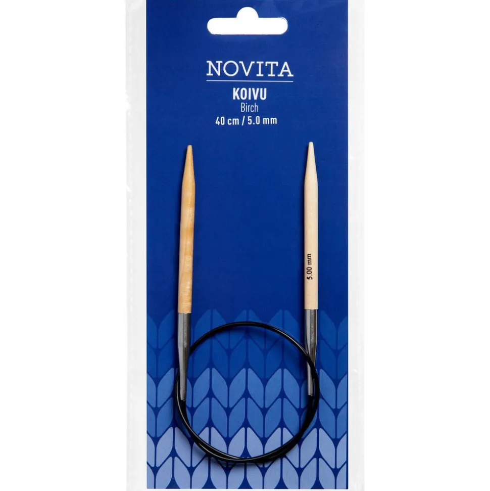 Novita pyöröpuikot 40 cm koivu 5.0