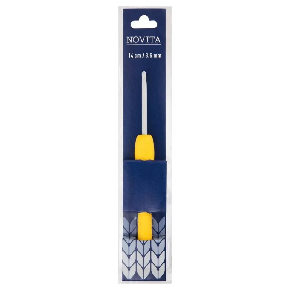 Novita Virkkuukoukku ergonominen 14 cm 3.5