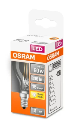 Osram LED pienkupulamppu 806lm 2700K E14