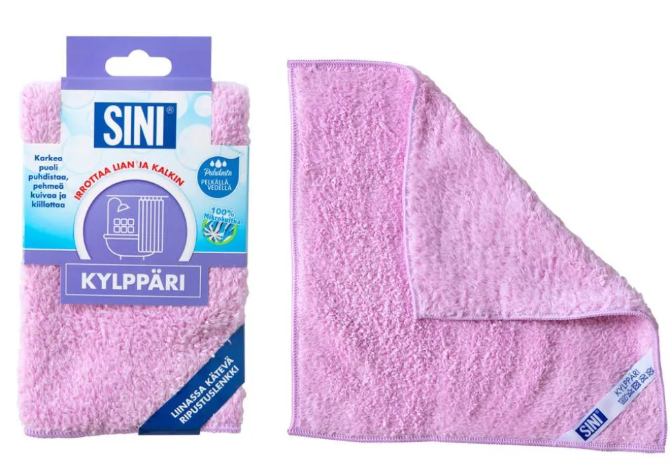 Sini kylppäriliina mikrokuitua