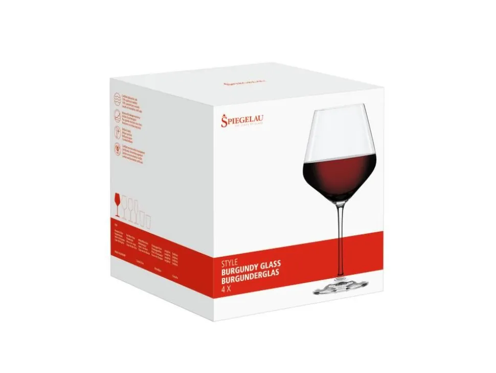 Spiegelau punaviinilasi Style Burgundy 4 kpl