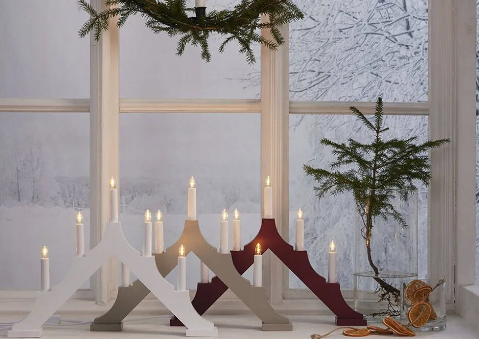 Star Trading kynttelikkö Alma 5 l beige